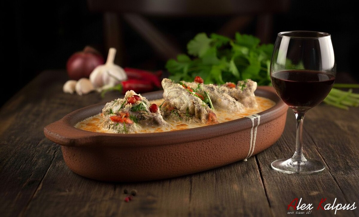 Кулинарная традиция Грузии хранит множество жемчужин, и одна из них - тевзис сациви (თევზის საცივი), или в переводе "сациви из рыбы". В отличие от более распространённого куриного варианта, эта версия предлагает уникальное сочетание нежного рыбного филе и насыщенного, ароматного орехового соуса. Сациви из рыбы, настоящий кулинарный опыт, уходящий корнями в глубь веков