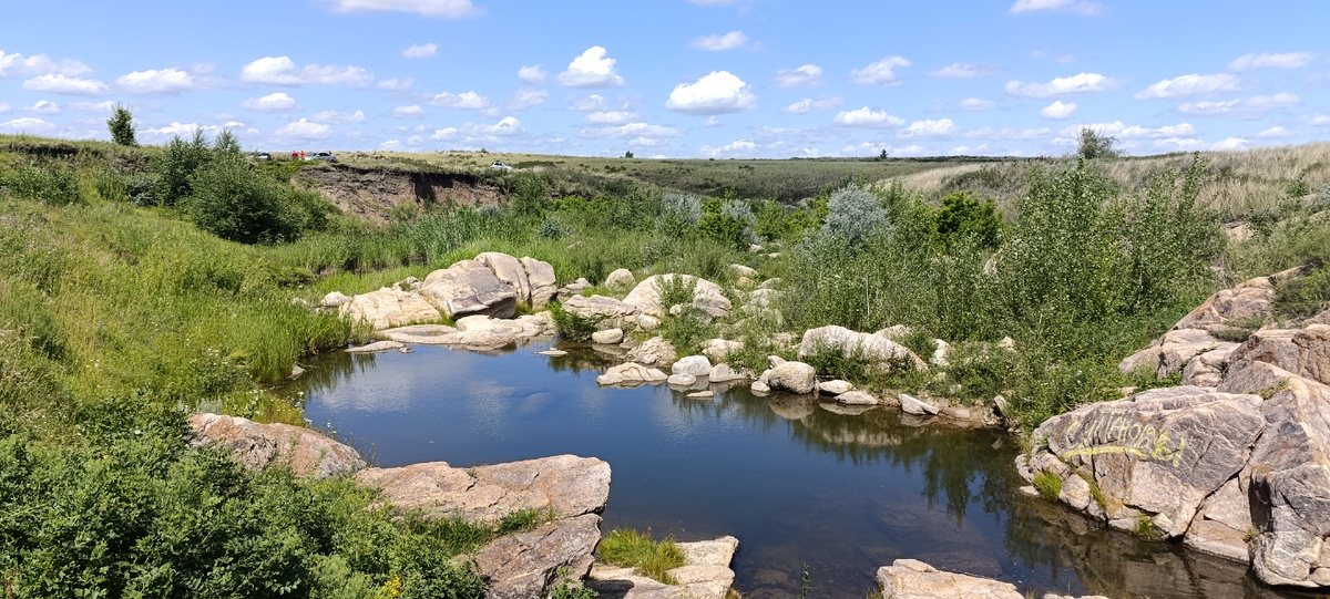 Скальный каньон на реке Кизиха в Рубцовском районе (Фото: Nixe (Bearna Team))