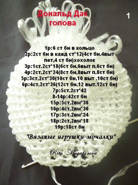 Вязание головы