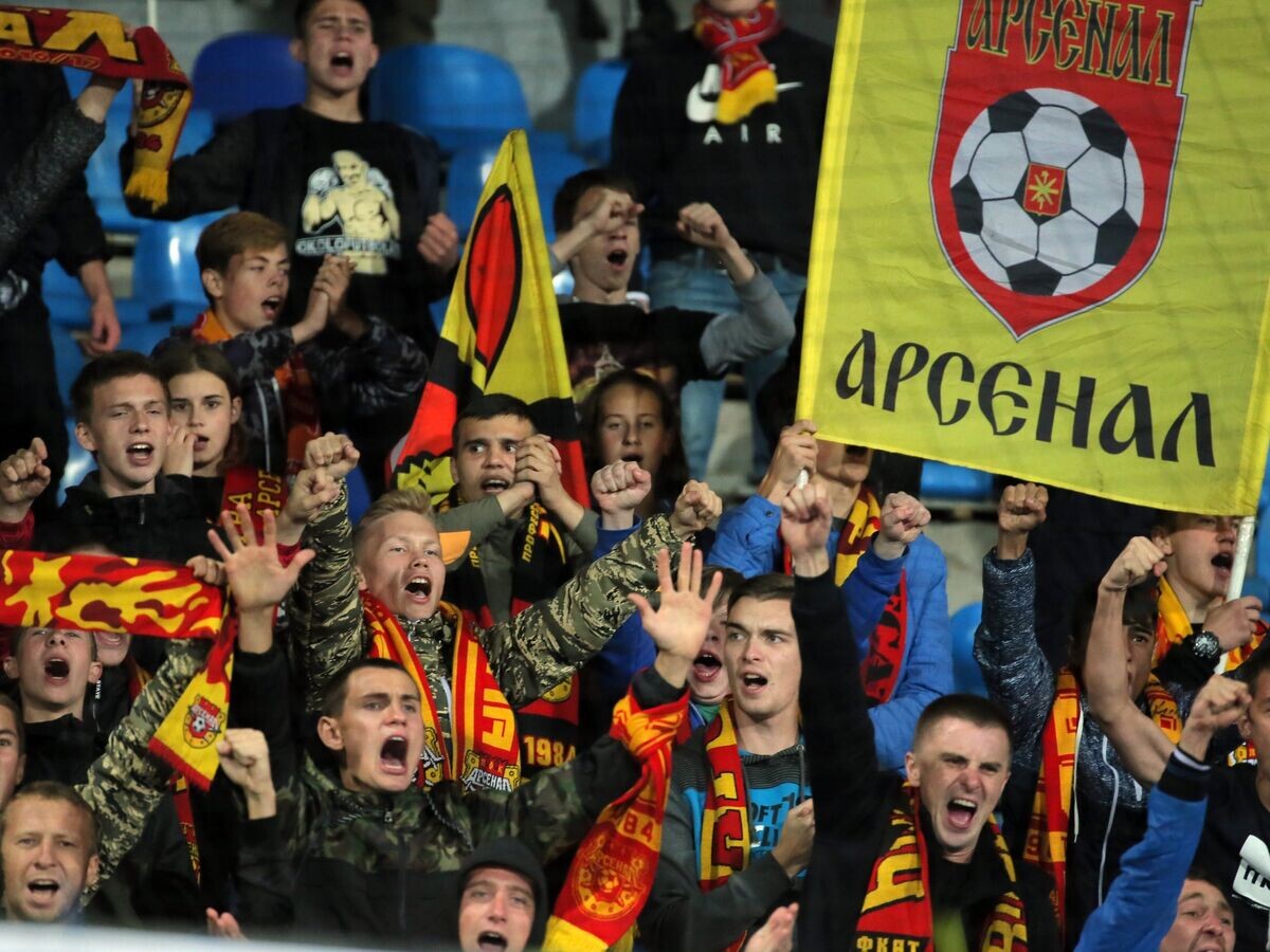   Болельщики тульского "Арсенала"© РИА Новости / Виталий Белоусов