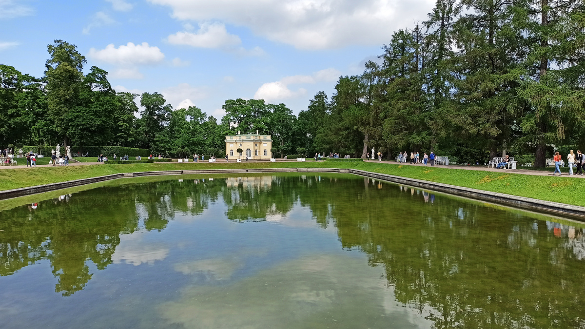 Царское Село. Верхняя ванна в Екатерининском парке