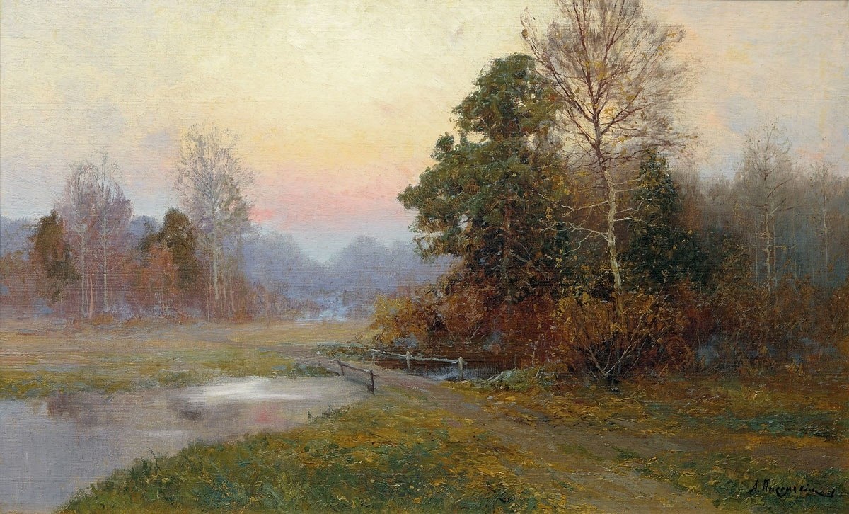 "Осенний пейзаж". Холст, масло