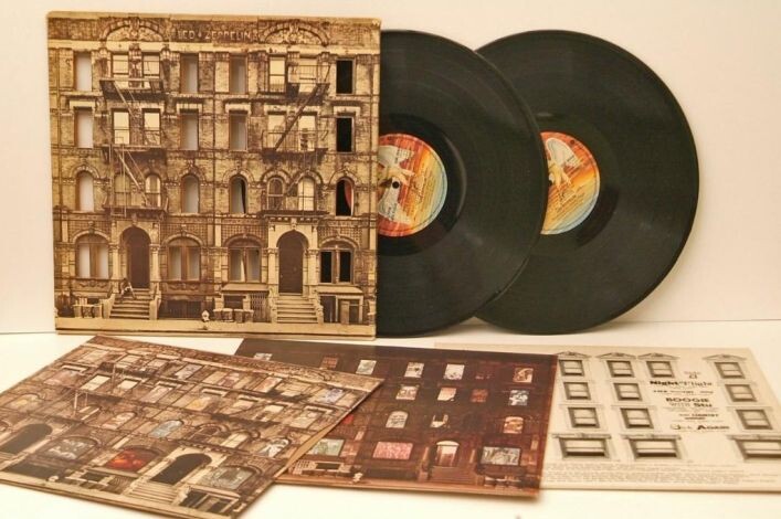 Американский винил полусборника Led Zeppelin "Physical Graffiti", 1975 г.