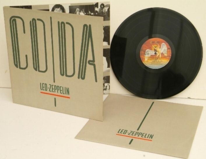 Американский винил сборника Led Zeppelin "Coda", 1982 г.