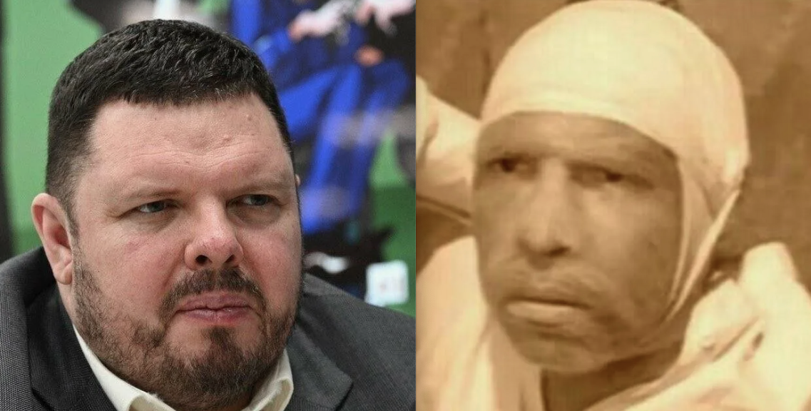 Марченко и Полиграф Полиграфыч Шариков коллаж автора