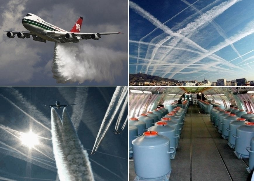 Boeing 747 химтрейлы. Как часто вы смотрите в небо?