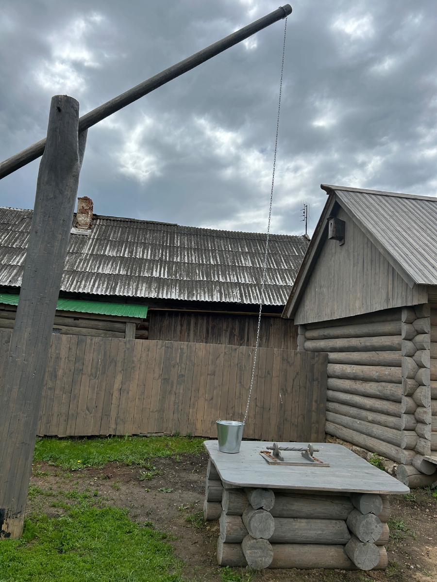 В деревне…