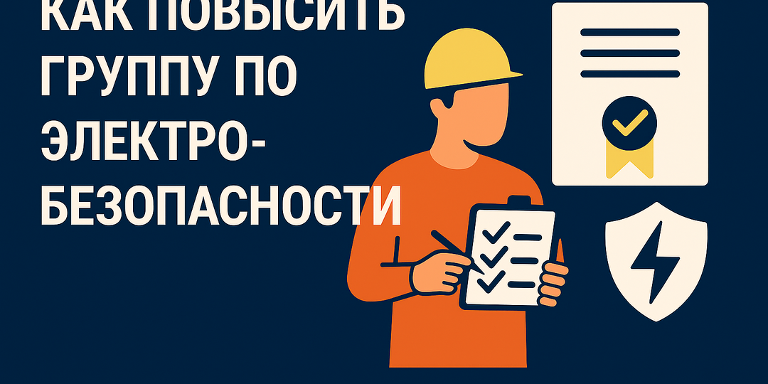 Как повысить группу по электробезопасности до II–V: порядок, обучение, комиссия и удостоверения