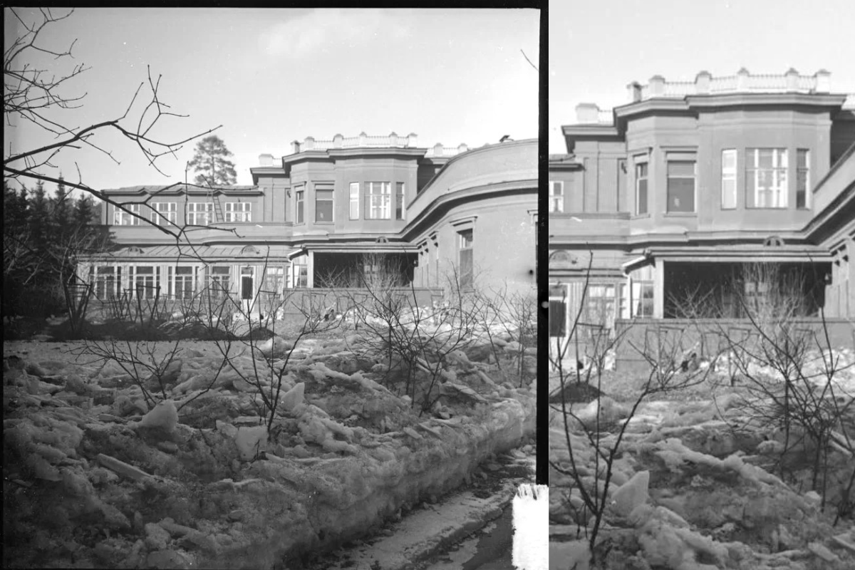 «Ближняя дача», сад у южной веранды © ГИМ