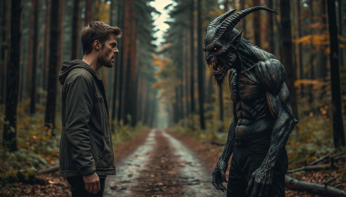 Стихотворение -рассказ . Нельзя совершать поступки и потом оправдывать себя обстоятельствами,  другими людьми или властью беса.