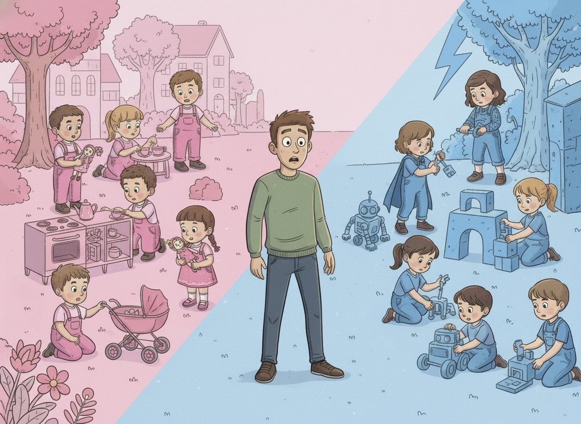 Розовый для мальчиков, голубой для девочек