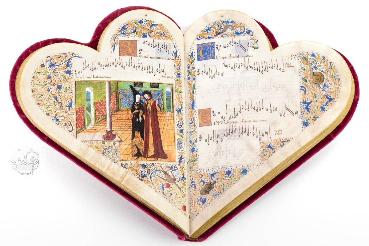 Chansonnier de Jean de Montchenu, Paris, Bibliothèque Nationale de France, Rothschild 2973 − Photo by Facsimile Finder