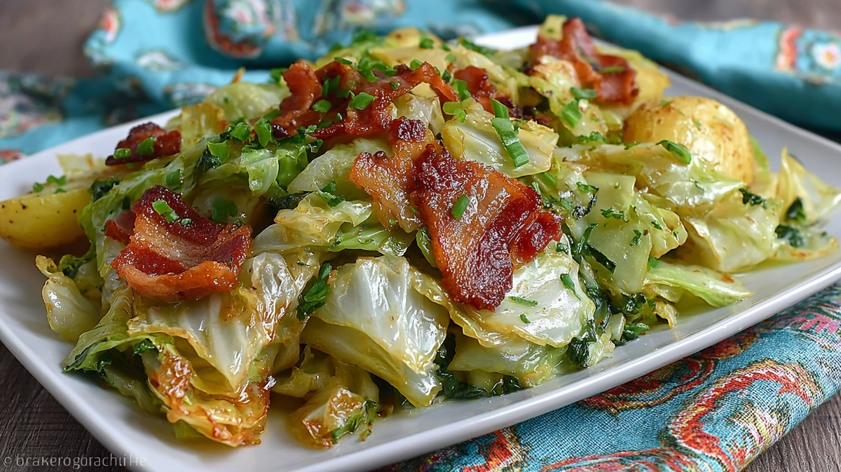 Бекон с капустой