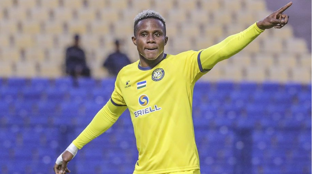 Нимели в составе клуба "Сурхан"...