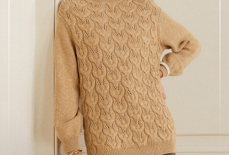 Узор для кардигана и свитера из последней коллекции Лоро Пьяна