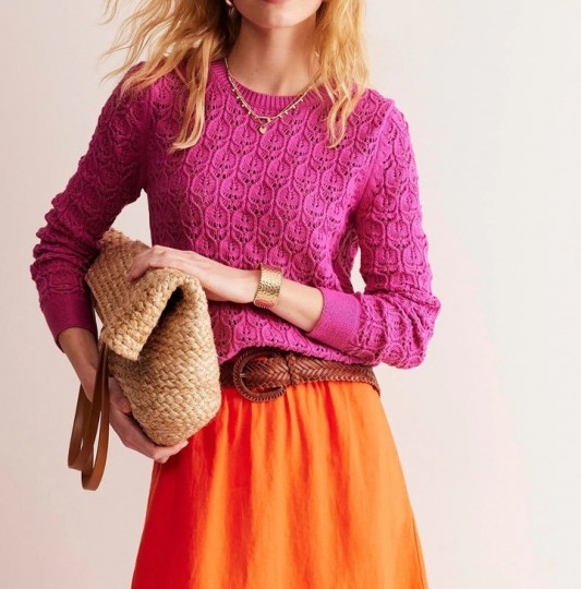 Пуловер и кардиган от BODEN (схема узора)