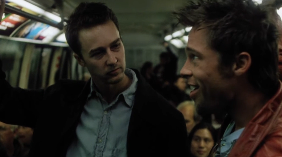 Фрагмент из фильма «Бойцовский Клуб» (реж. Дэвид Финчер, США, 1999 г.)