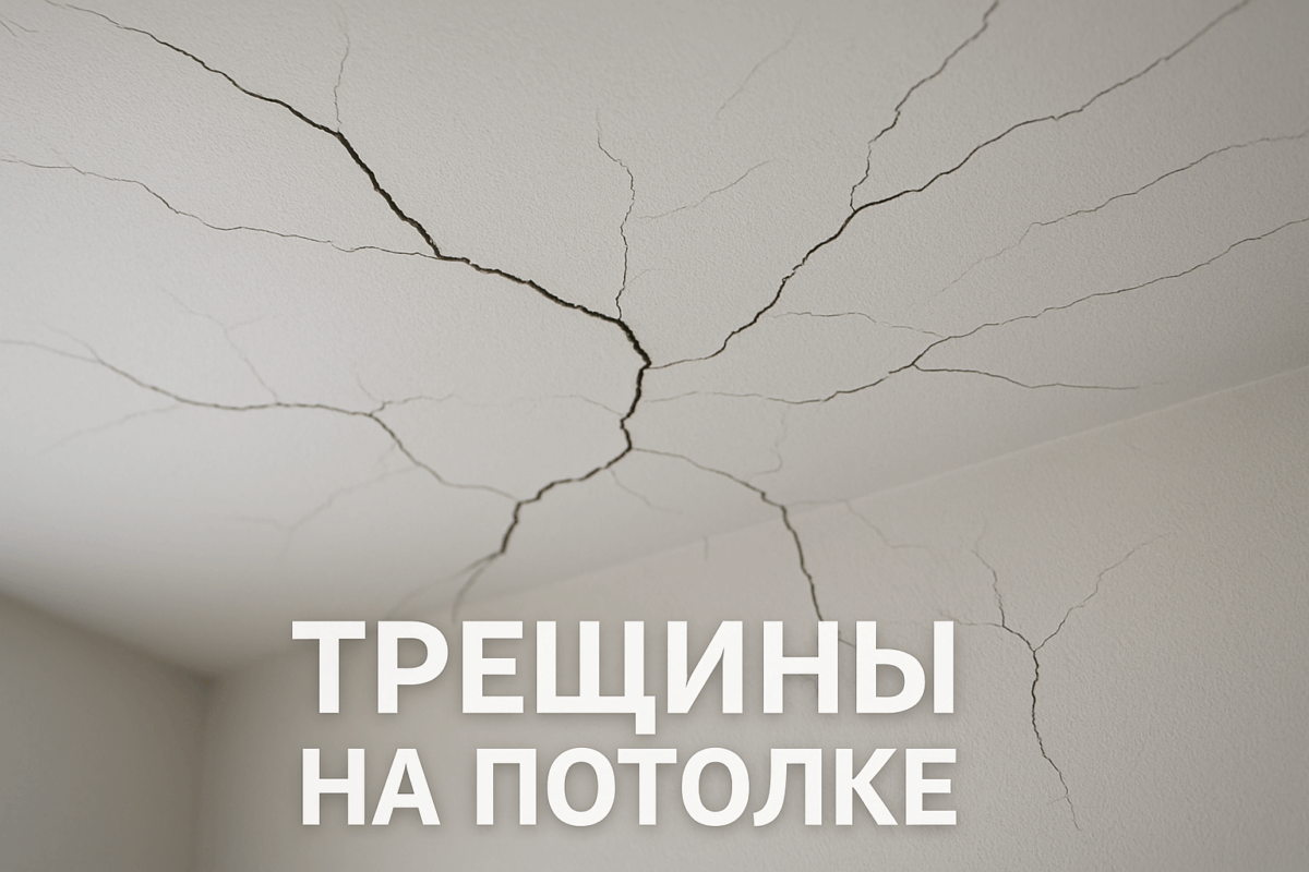    Появились трещины на потолке после ремонта Михаил Юрьевич