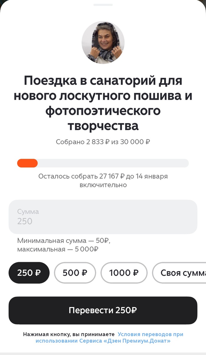 Скрин странички этого блога