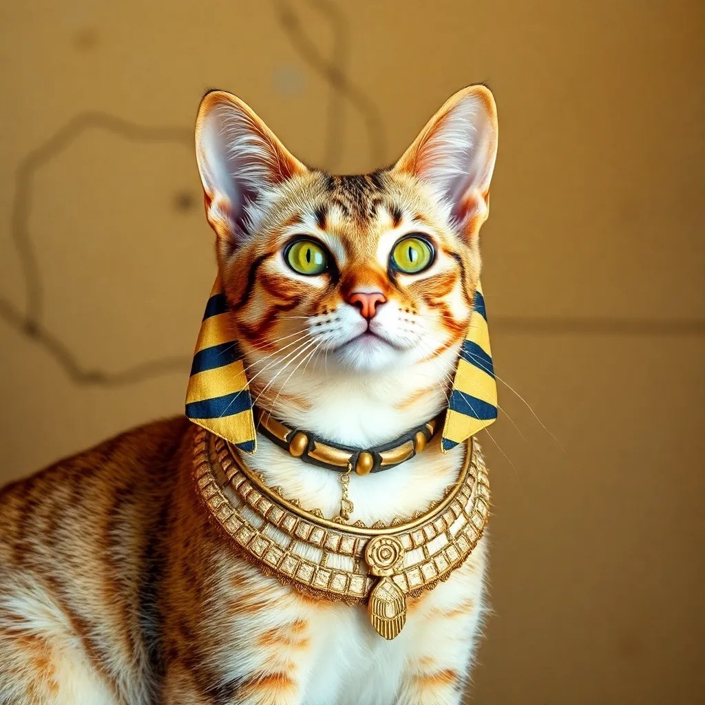 Иллюстрация "Египетская кошка".