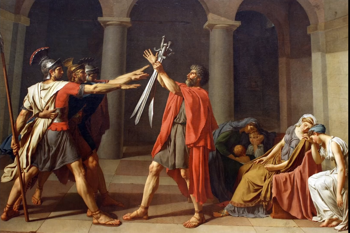 Жак Луи Давид. "Клятва Горациев"