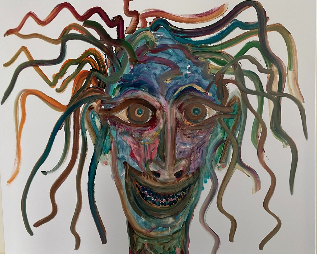 Вот он, полный пэ! Работа Августа Котляра, холст, акрил, 2025 год