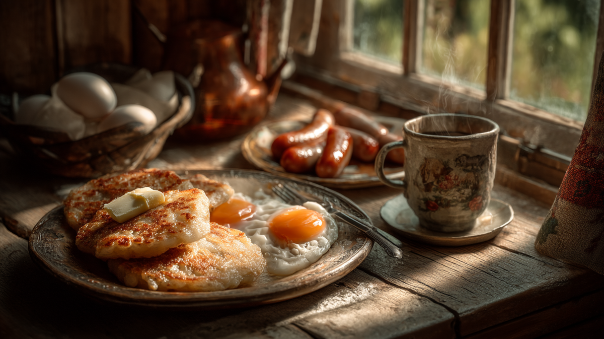 Традиционные боксти на ирландском завтраке