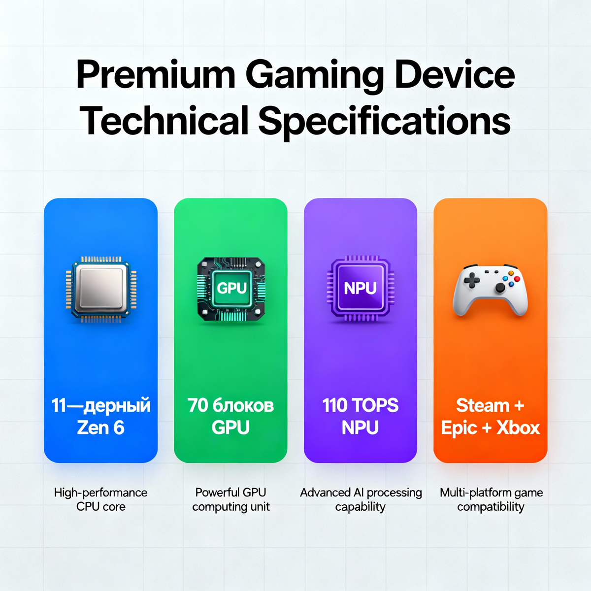 Технические характеристики Xbox Magnus