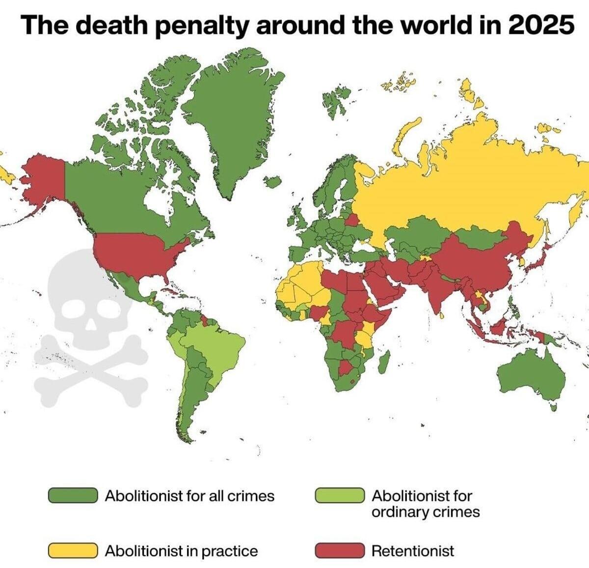    Карта применения смертной казни в мире / © France 24