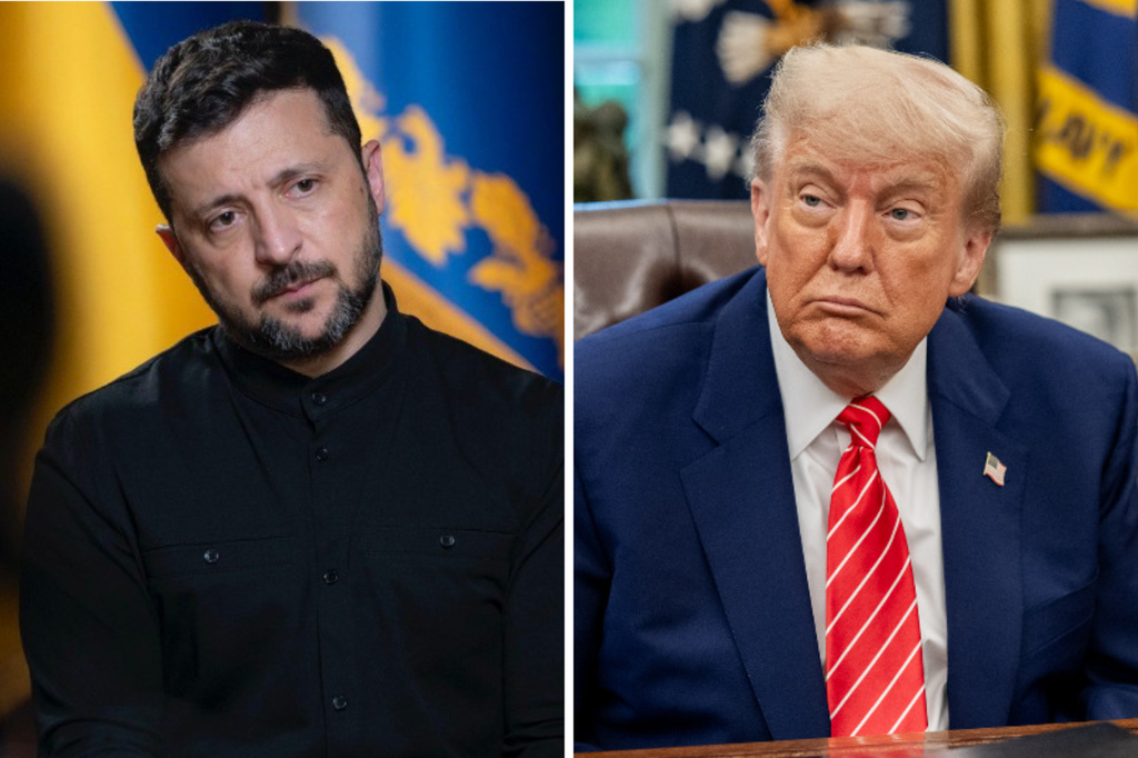    Фото © Telegram / Zelenskiy / Official; Wikipedia / The White House