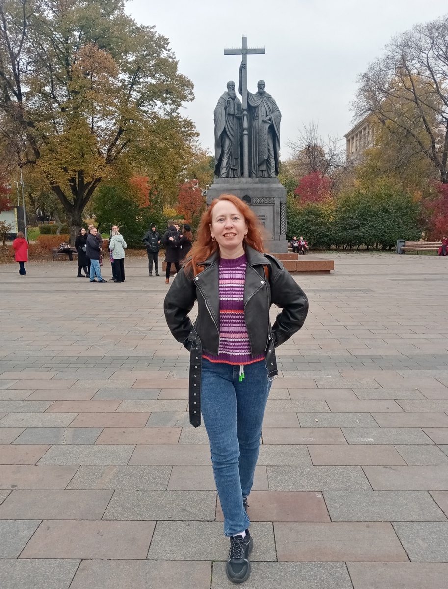 Вчера у памятника Кириллу и Мефодию