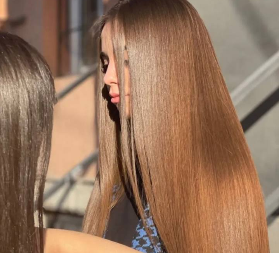 Натуральный здоровый блеск волос после нанопластики Floractive