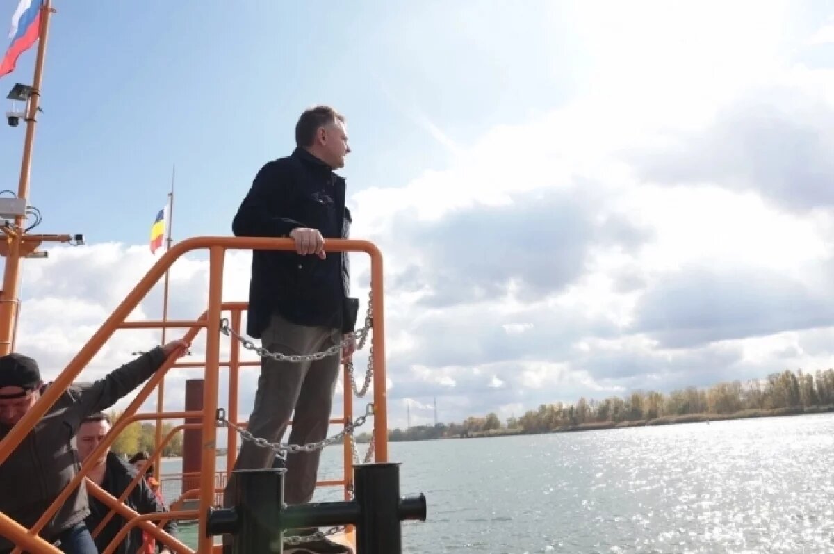    Слюсарь поручил благоустроить причал в Старочеркасске