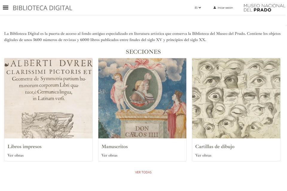 Цифровая библиотека музея Прадо