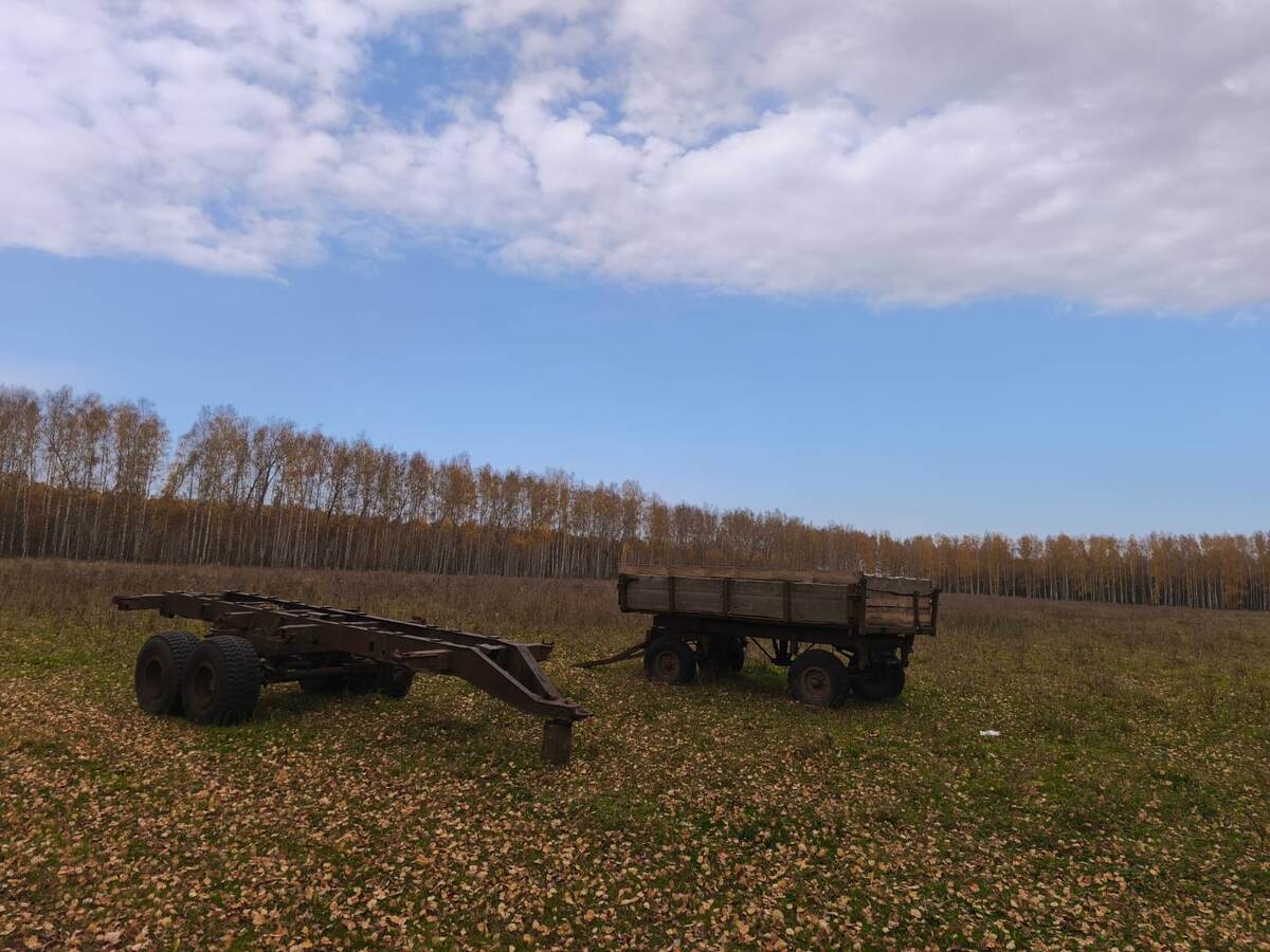 Одинокий прицеп...