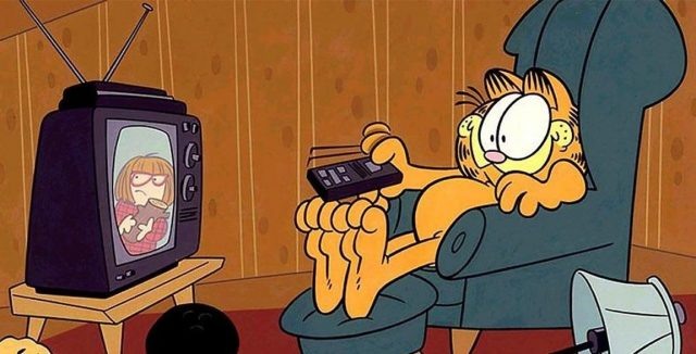    Кадр из мультфильма «Гарфилд и его друзья»