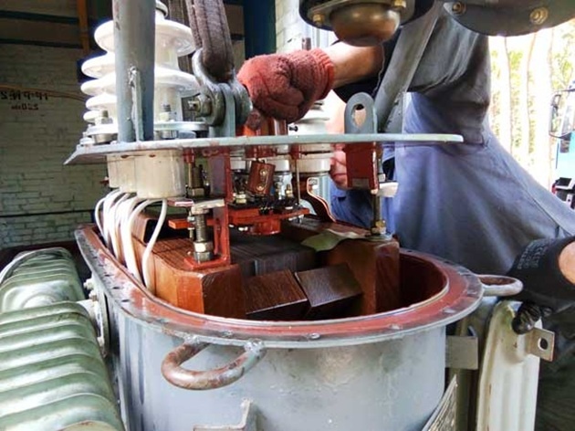 Ремонт масляного трансформатора