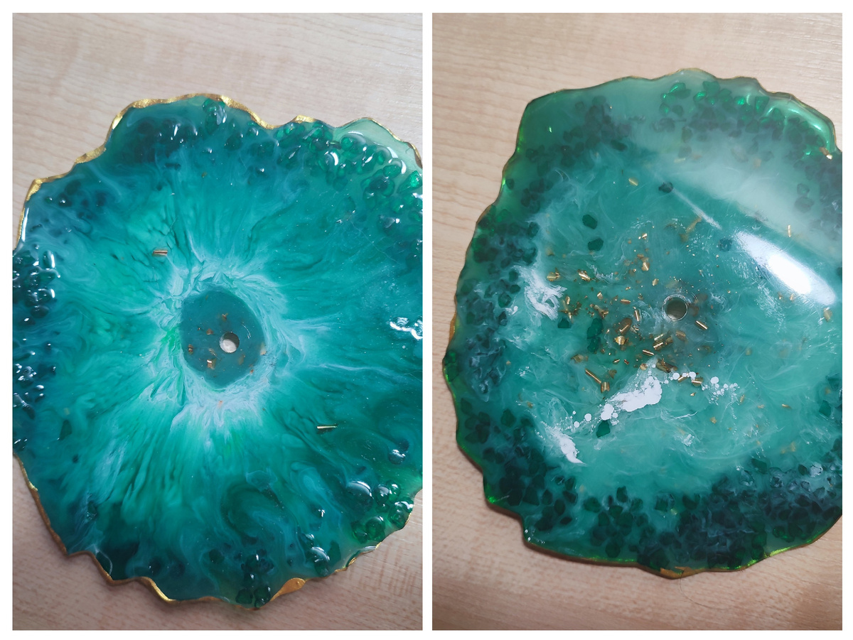 Заготовка на фруктовницу, верхний ярус лицевая и оборотная сторона