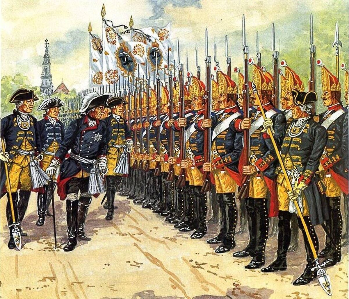 Прусский король фридрих2 и его гренадеры