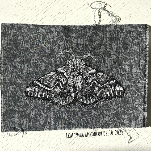 пиктуральная вышивка Екатерины Николсон