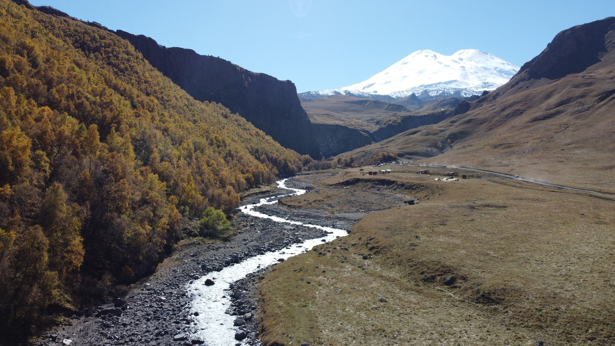 Река Малка в октябре