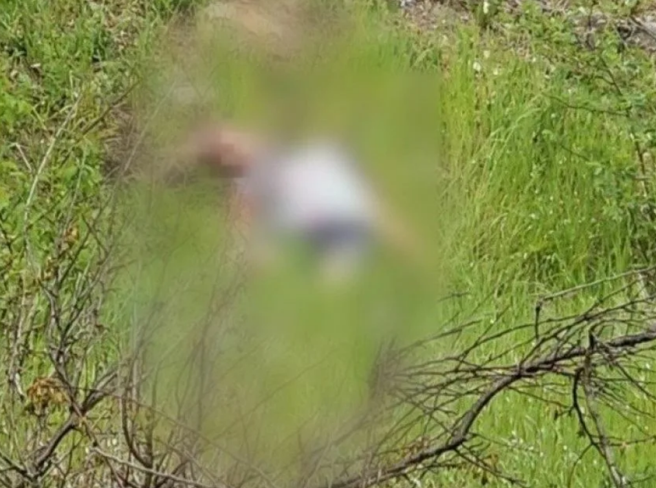 Фотография найденного тела Ангелины