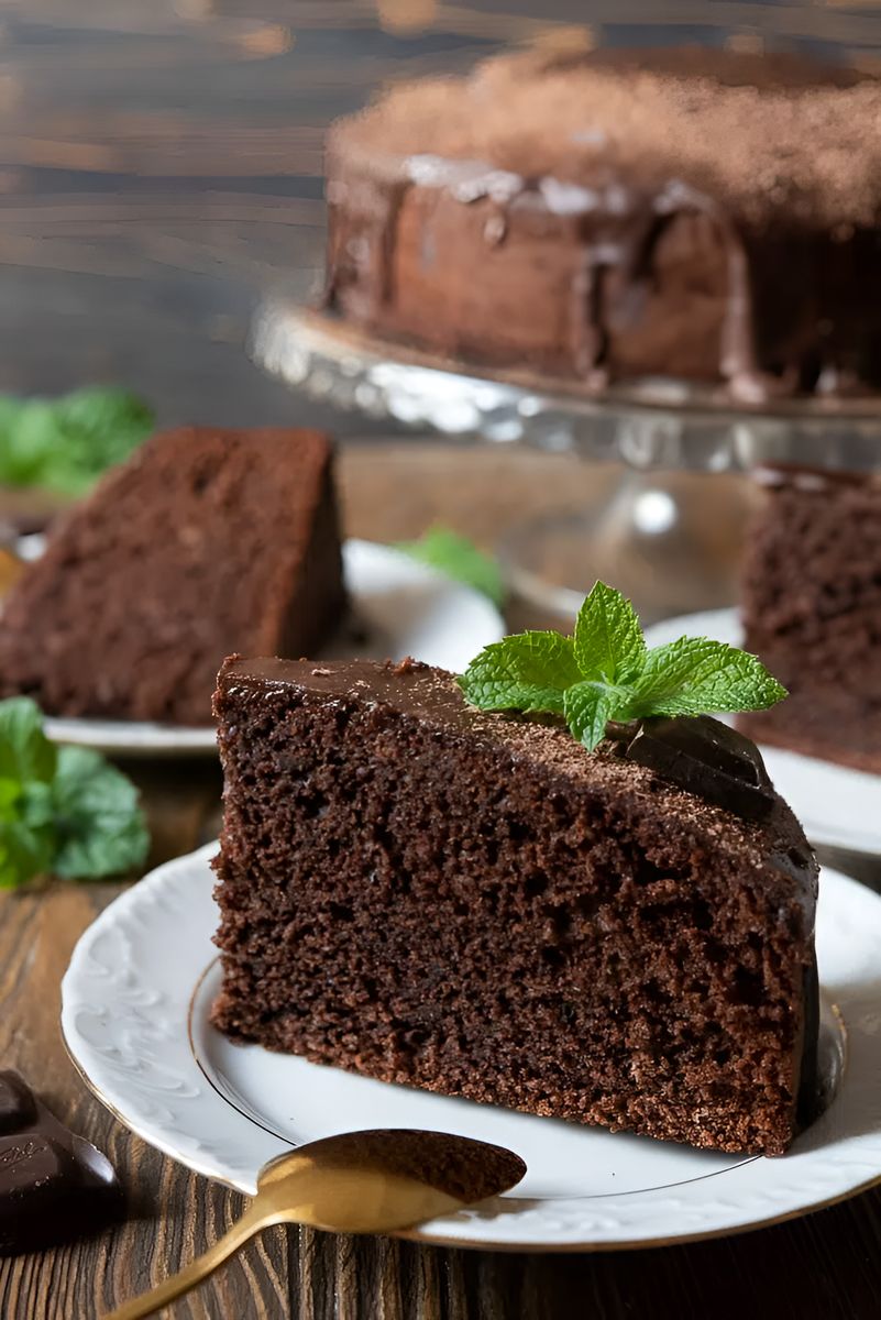 Простой шоколадный торт