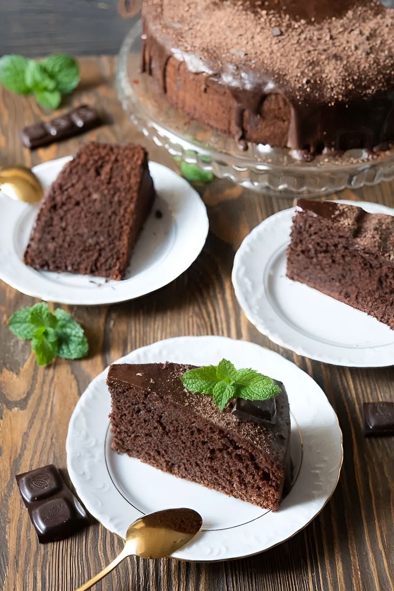 Простой шоколадный торт