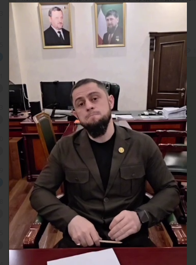    Скрин видеообращения / Telegram-канал Ахмеда Дудаева