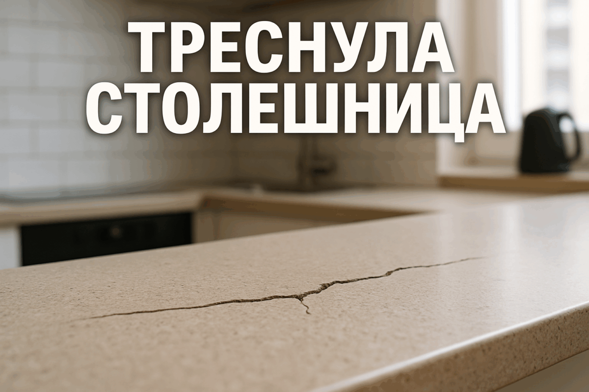    Треснула столешница: ремонт или замена Михаил Юрьевич