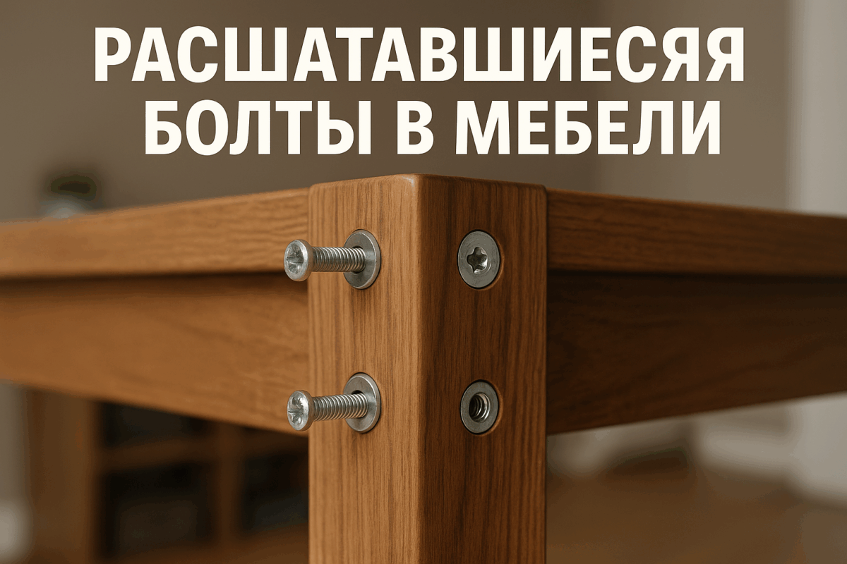    Как подтянуть расшатавшиеся болты в мебели Михаил Юрьевич