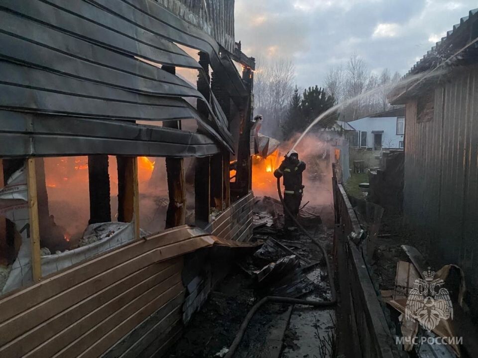    Пожар в Рассказихе. Источник: t.me/mchs_altkray