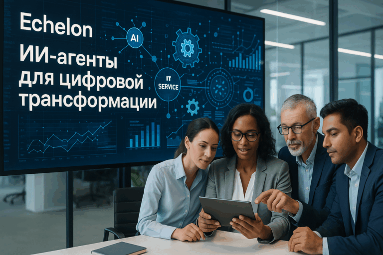    Echelon предлагает ИИ-агентов и корпоративный софт для автоматизации IT-сервисов, а также консалтинговые услуги для цифровой трансформации.