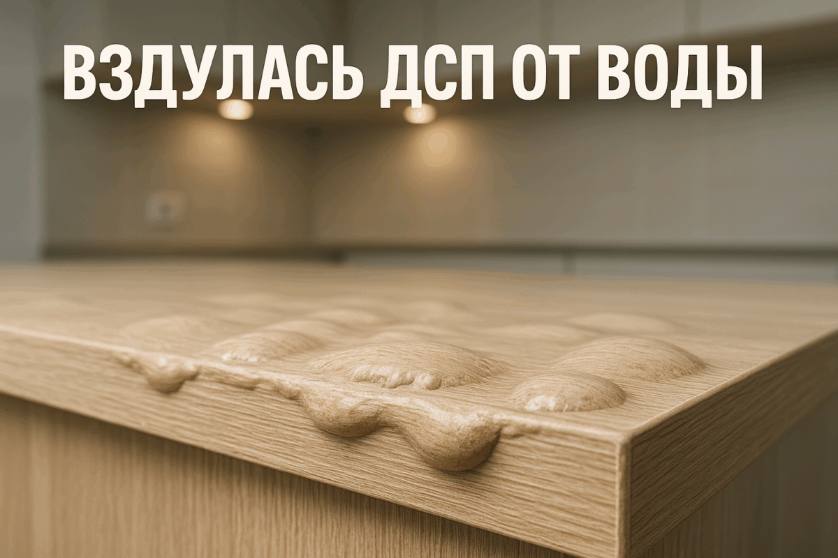    Вздулась ДСП от воды — можно ли восстановить Михаил Юрьевич